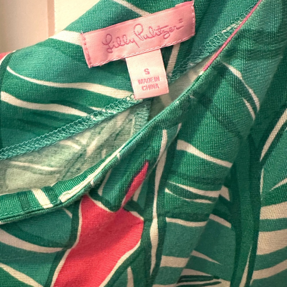Lilly Pulitzer Whittaker One-Shoulder Dress Small - Picture 4 of 6
